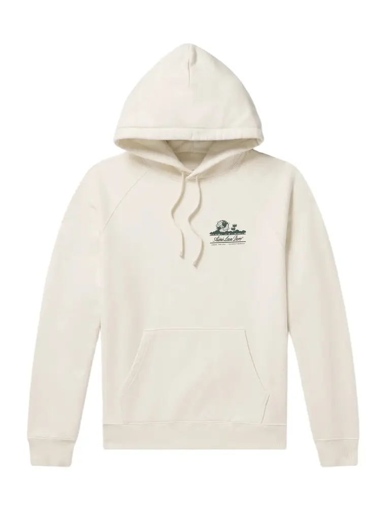 Aimé Leon Dore Unisphere Logo-Print Cotton-Jersey Hoodie - Men