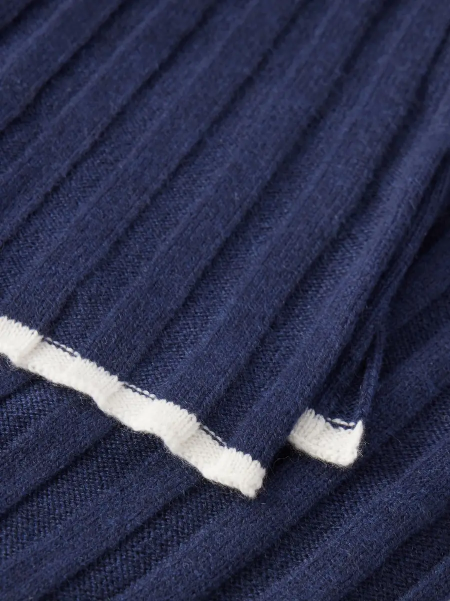 Brunello Cucinelli Ribbed Cashmere Scarf - Men | Thumbnail 4