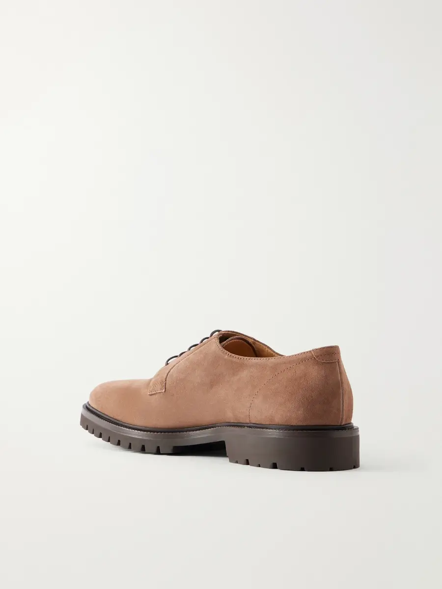 Brunello Cucinelli Suede Derby Shoes - Men | Thumbnail 4 Brunello Cucinelli Suede Derby Shoes - Men | Thumbnail 4