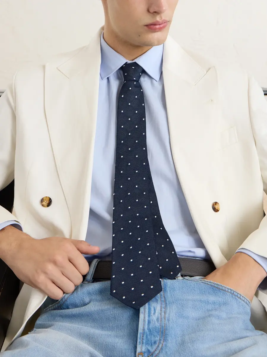 Paul Smith 8cm Polka-Dot Silk Tie - Men | Thumbnail 2