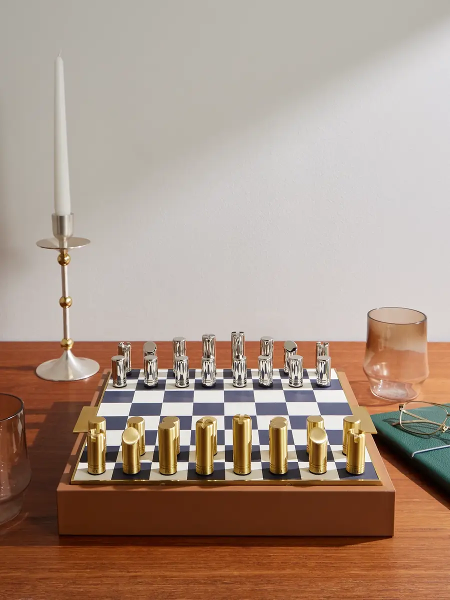 Ralph Lauren Home Fowler Leather Chess Set - Men | Thumbnail 2 Ralph Lauren Home Fowler Leather Chess Set - Men | Thumbnail 2
