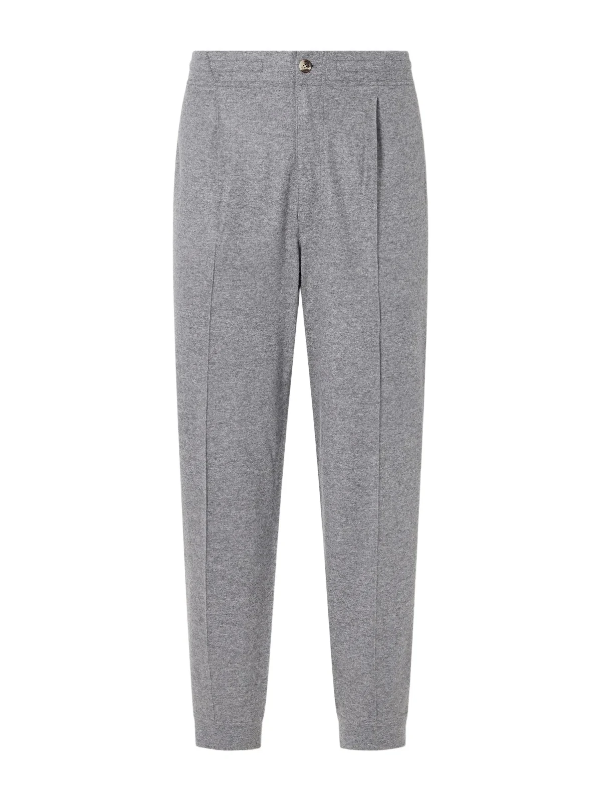 Tapered Pleated Cashmere Sweatpants - Men Tapered Pleated Cashmere Sweatpants - Men