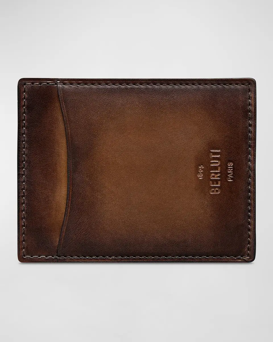 Berluti Men's Makore 2-in-1 Scritto Leather Bifold Wallet | Thumbnail 2 Berluti Men's Makore 2-in-1 Scritto Leather Bifold Wallet | Thumbnail 2