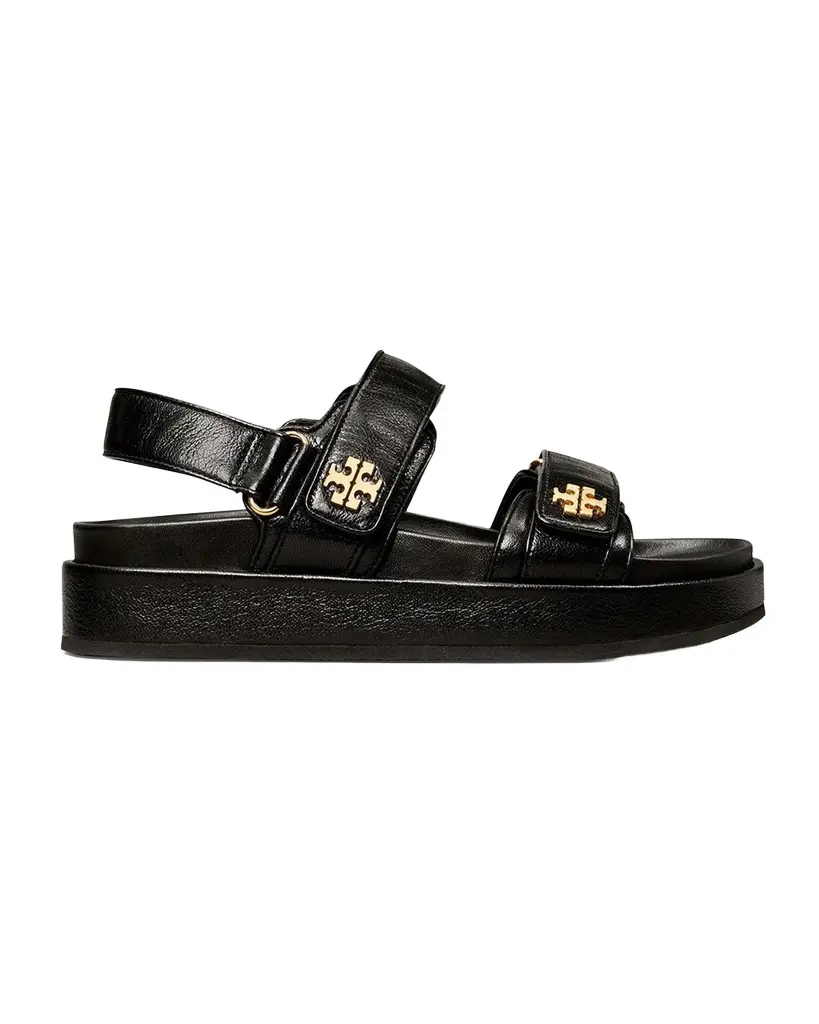 Tory Burch Kira Leather Dual-Band Sport Sandals