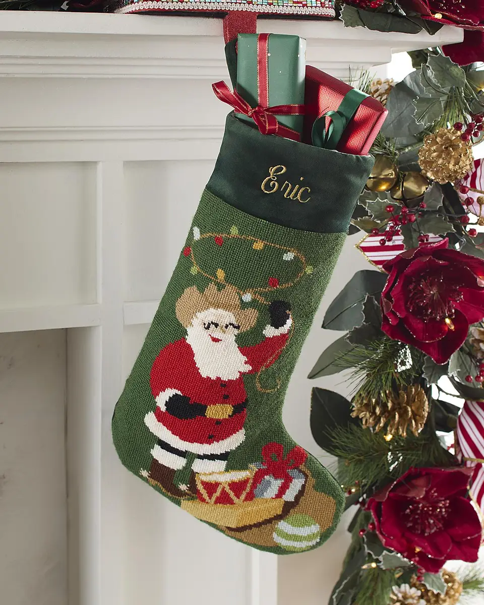Bauble Stockings x Sainty Nelsen "The HoHo HeeHaw" Christmas Stocking, Personalized