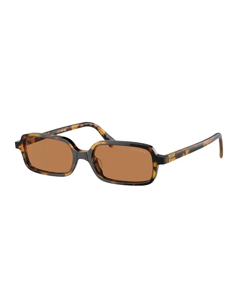 Logo Acetate Rectangle Sunglasses Logo Acetate Rectangle Sunglasses