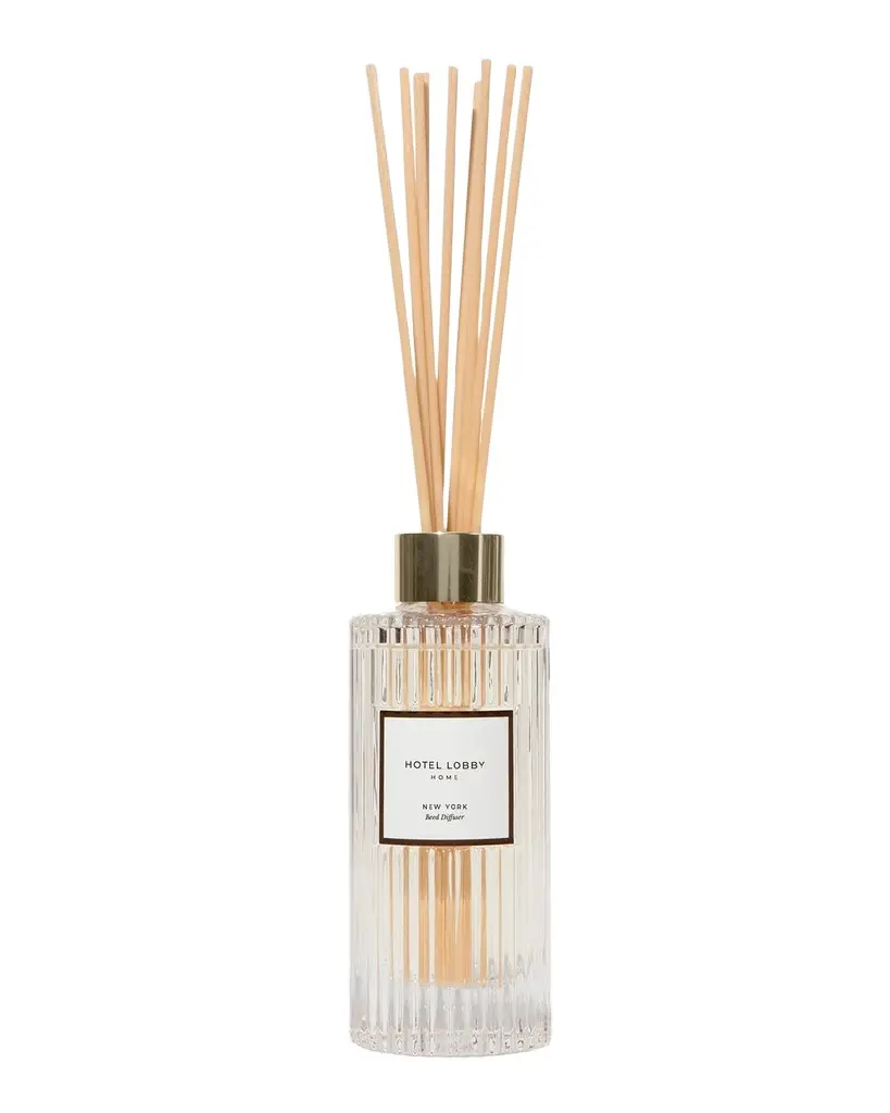 Hotel Lobby Candle New York Reed Diffuser, 5 oz.