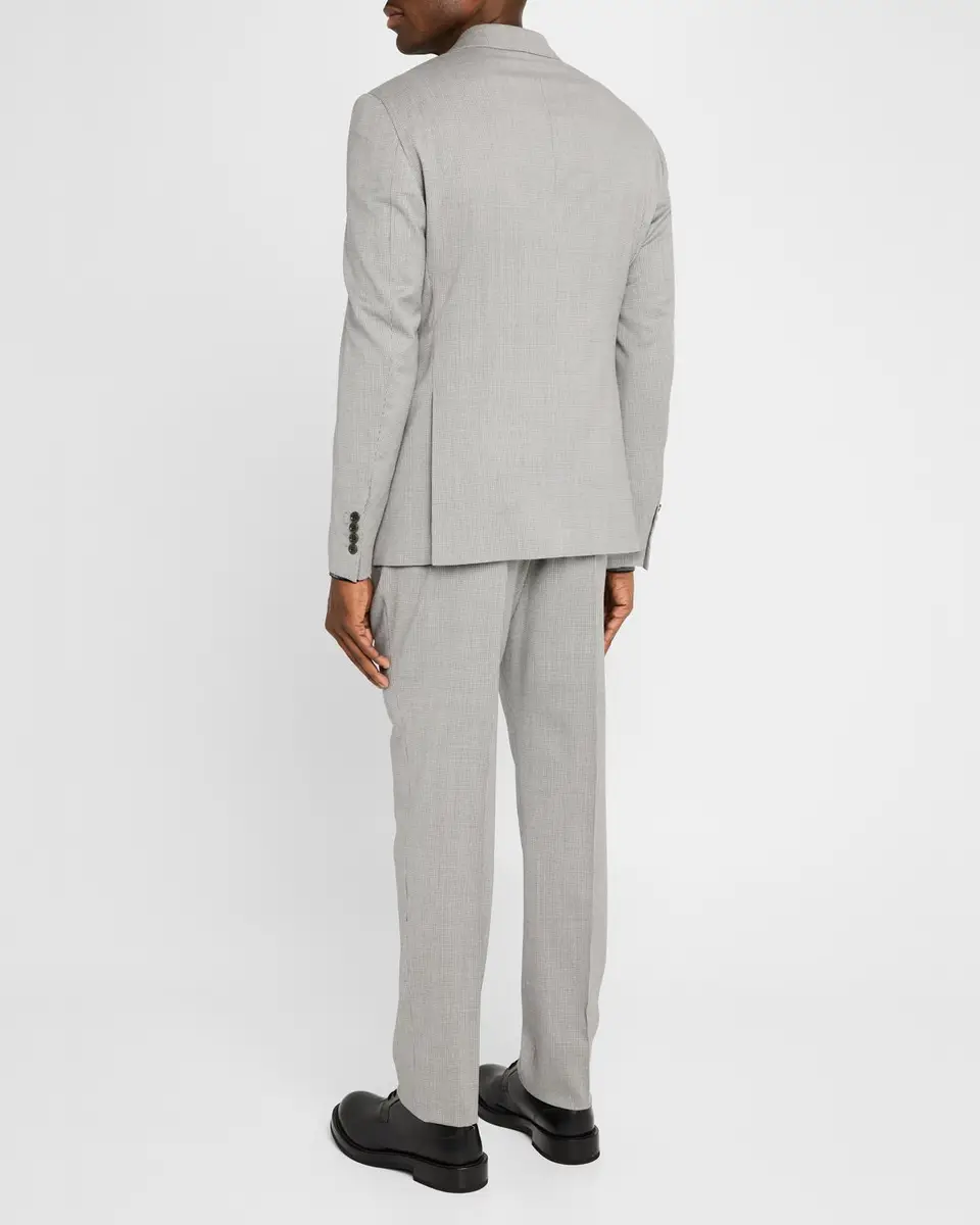 Emporio Armani Men's Micro-Houndstooth Suit | Thumbnail 3
