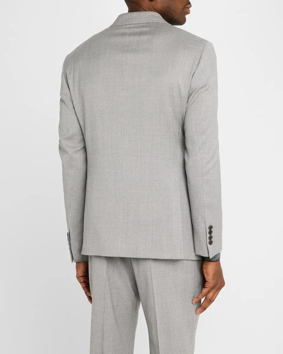 Emporio Armani Men's Micro-Houndstooth Suit | Thumbnail 4