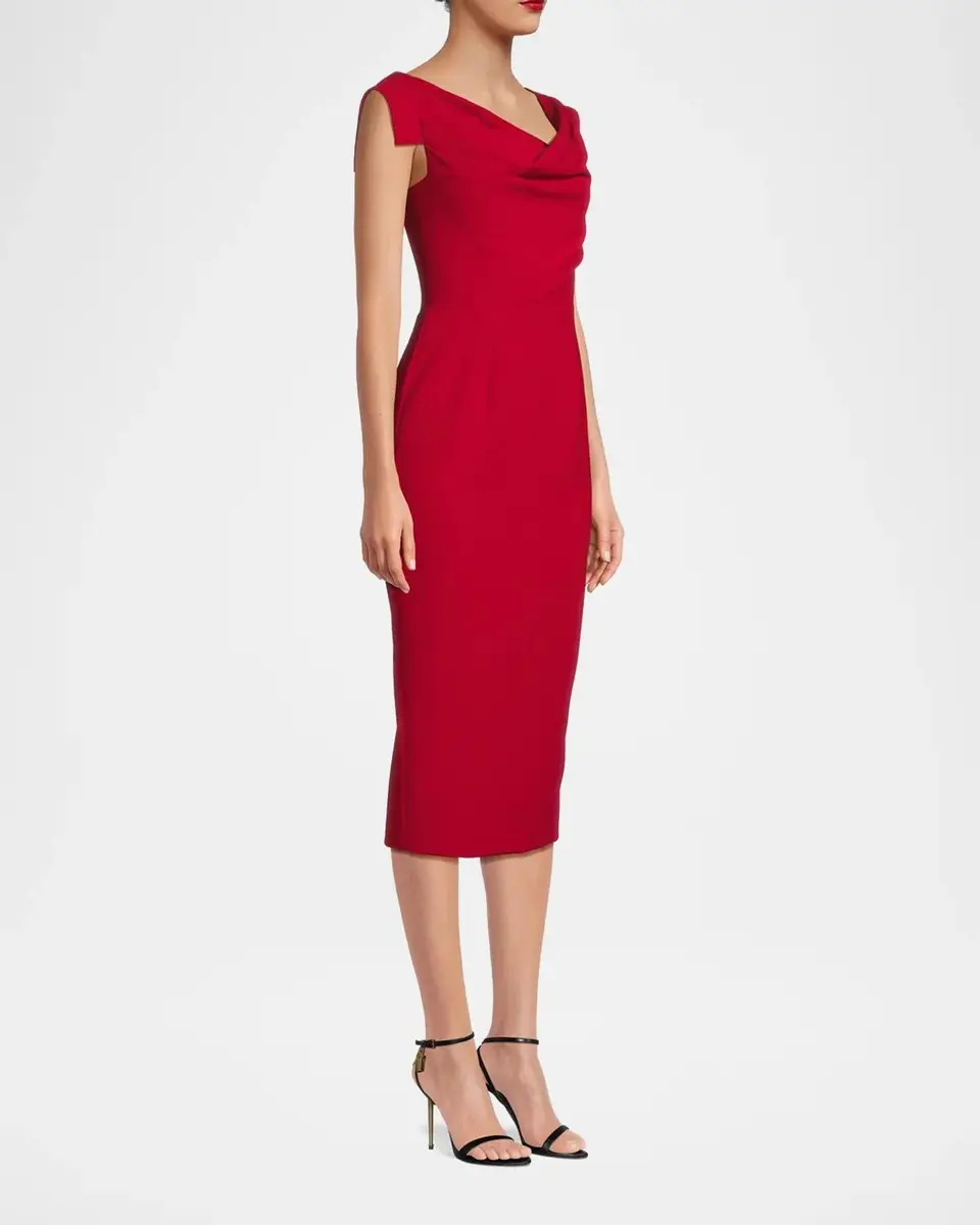 BLACK HALO Jackie Off-Shoulder Bodycon Midi Dress | Thumbnail 6 BLACK HALO Jackie Off-Shoulder Bodycon Midi Dress | Thumbnail 6