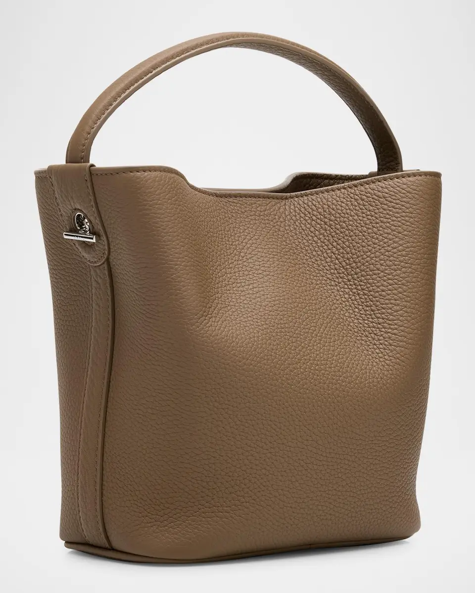 Michino Paris Odeon Mini Grain Leather Bucket Bag | Thumbnail 3 Michino Paris Odeon Mini Grain Leather Bucket Bag | Thumbnail 3