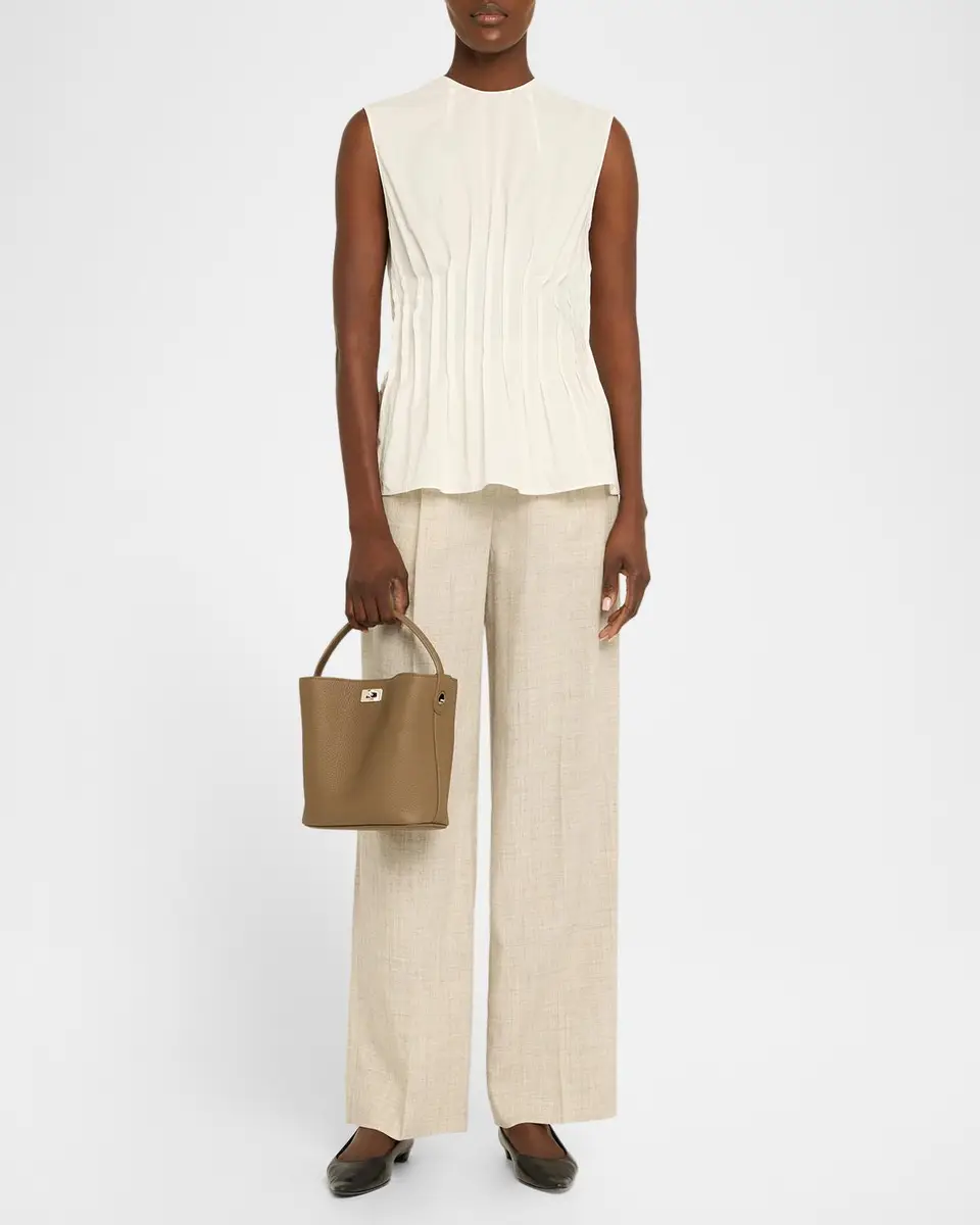 Michino Paris Odeon Mini Grain Leather Bucket Bag | Thumbnail 5 Michino Paris Odeon Mini Grain Leather Bucket Bag | Thumbnail 5