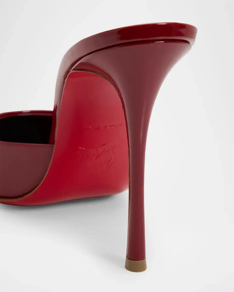 Christian Louboutin 100 mm Dolly Patent Leather Mules | Thumbnail 4
