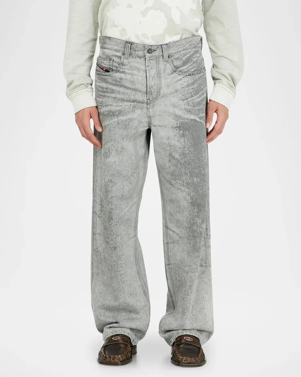 Diesel Men's 2001 D-Macro Wide-Leg Jeans | Thumbnail 4 Diesel Men's 2001 D-Macro Wide-Leg Jeans | Thumbnail 4