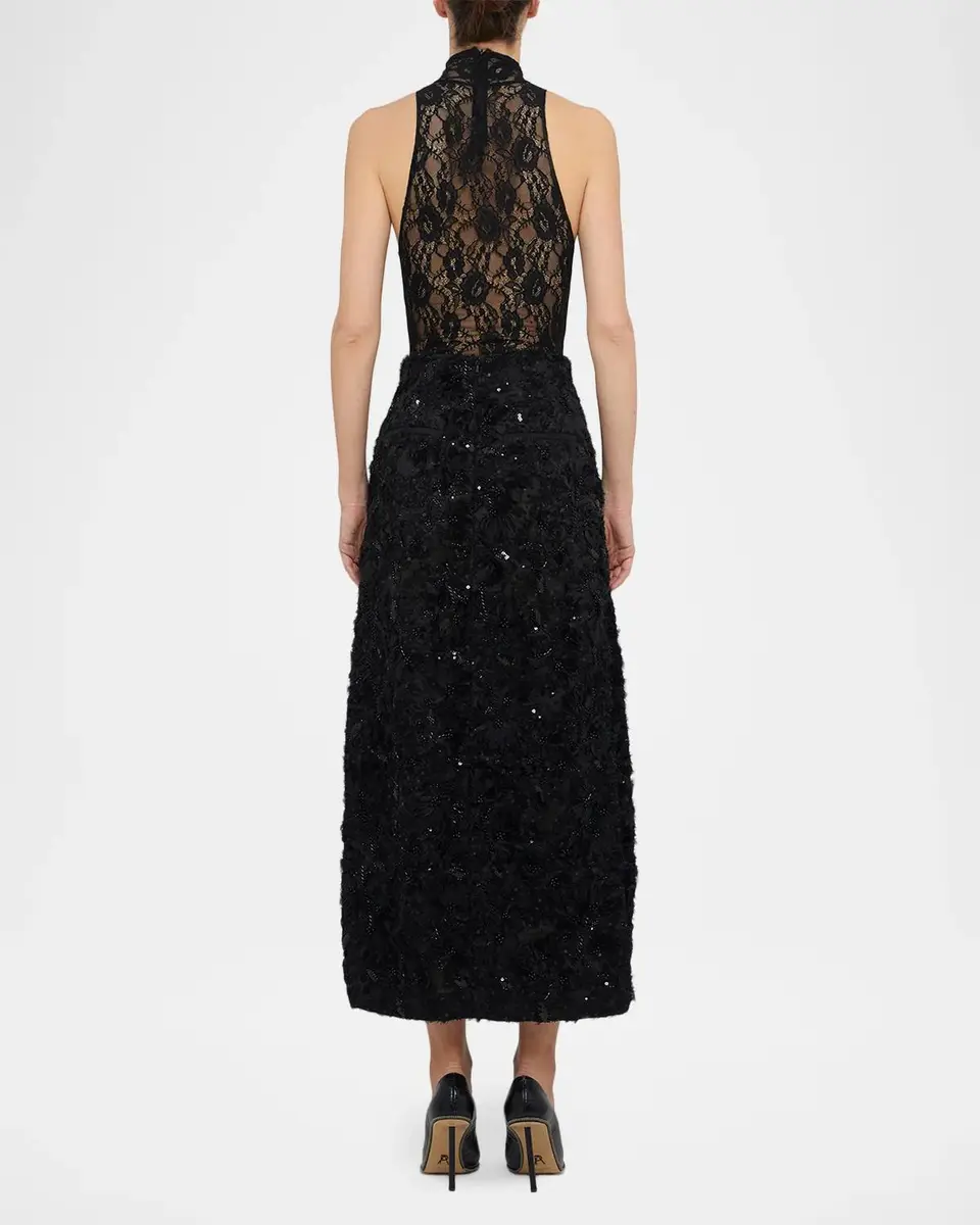 PRABAL GURUNG Embellished Deconstructed Organza Maxi Skirt | Thumbnail 3 PRABAL GURUNG Embellished Deconstructed Organza Maxi Skirt | Thumbnail 3