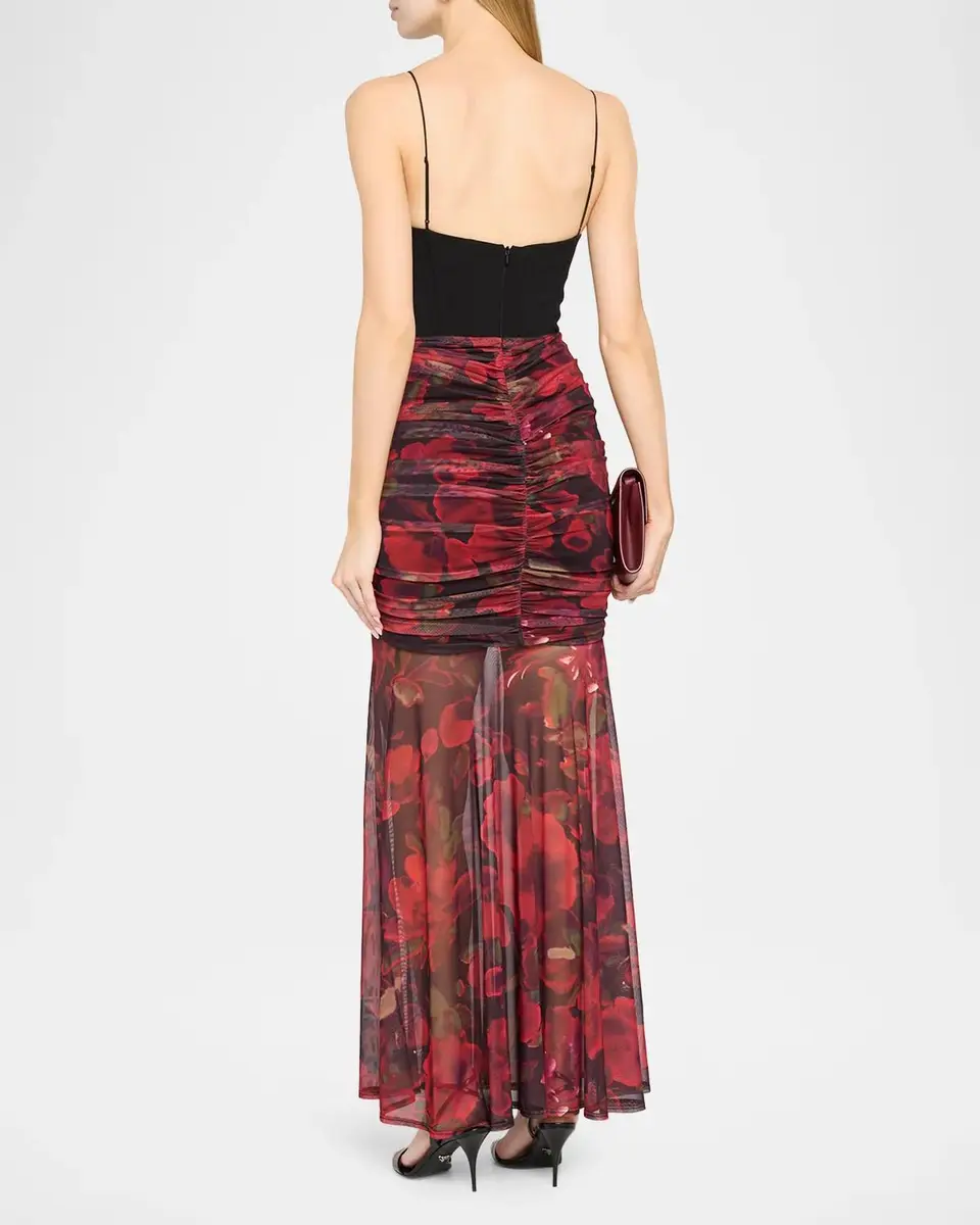 BLACK HALO Azura Floral Maxi Dress | Thumbnail 3 BLACK HALO Azura Floral Maxi Dress | Thumbnail 3
