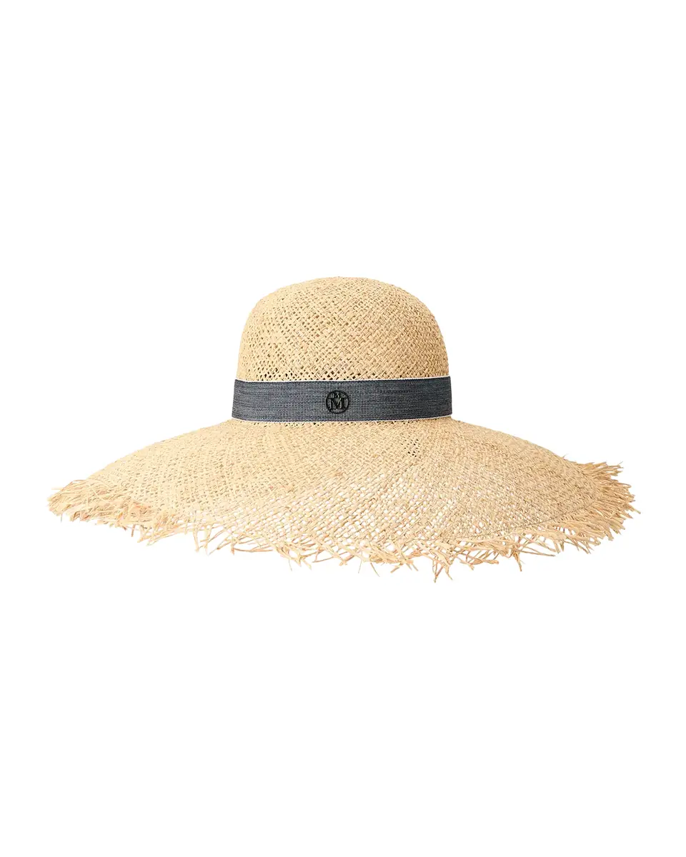 Maison Michel Blanche Summer Straw Hat | Thumbnail 2