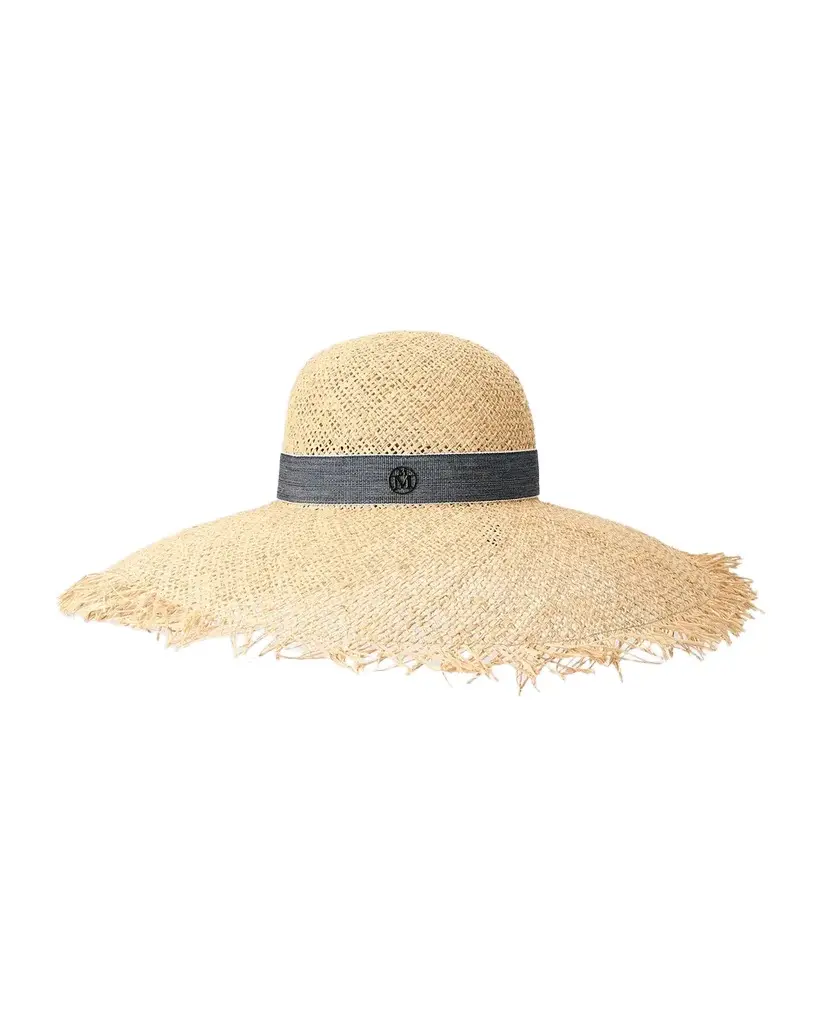Maison Michel Blanche Summer Straw Hat