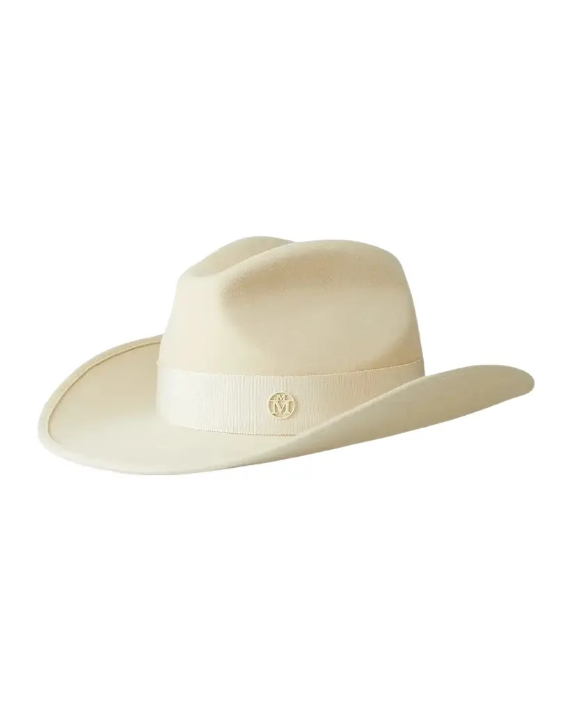 Maison Michel Austin Wool Felt Cowboy Hat