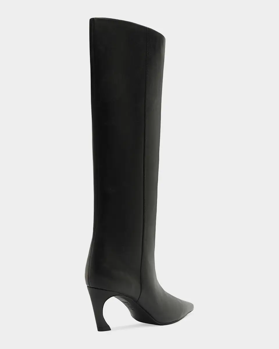 Schutz Lexi Leather Mid Knee-High Boots | Thumbnail 2 Schutz Lexi Leather Mid Knee-High Boots | Thumbnail 2