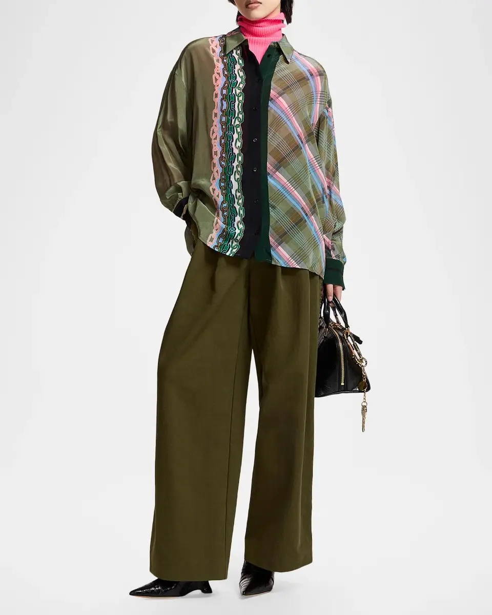 Essentiel Antwerp Korrupt Studded Pleated Wide-Leg Trousers | Thumbnail 2 Essentiel Antwerp Korrupt Studded Pleated Wide-Leg Trousers | Thumbnail 2