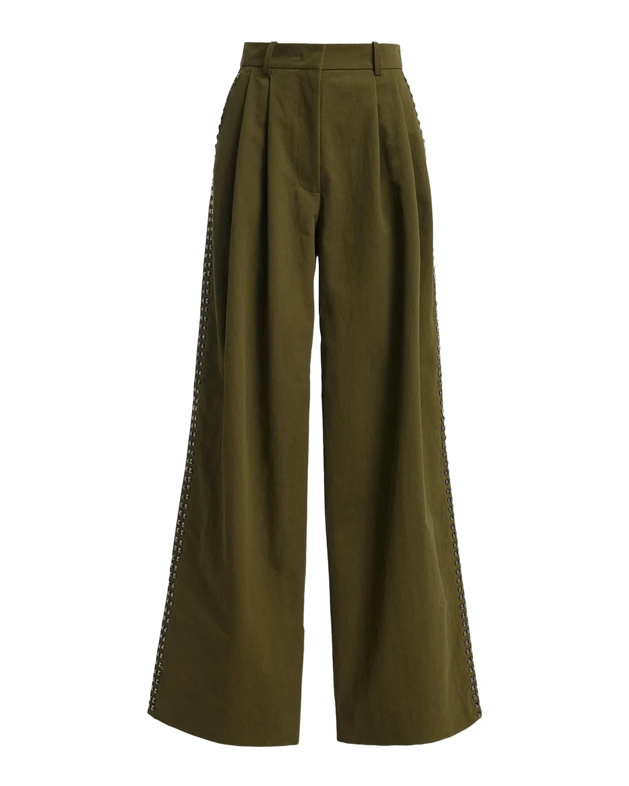 Essentiel Antwerp Korrupt Studded Pleated Wide-Leg Trousers