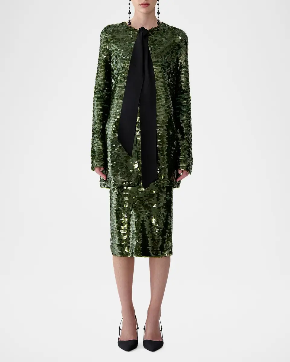 Carolina Herrera Embellished Knit Pencil Skirt | Thumbnail 2 Carolina Herrera Embellished Knit Pencil Skirt | Thumbnail 2