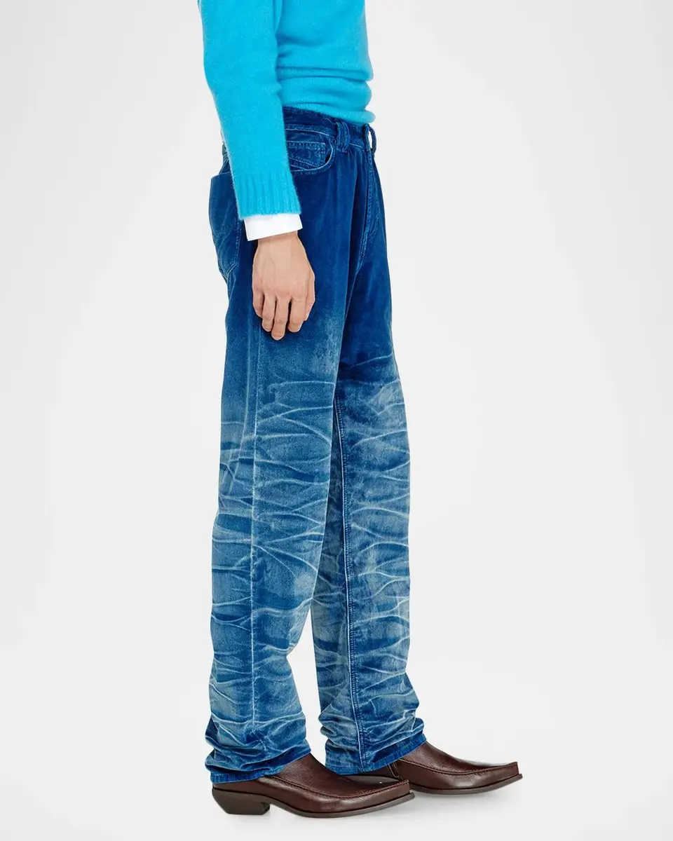 Diesel Men's 1991 D-Voeed Straight-Fit Velvet Pants | Thumbnail 5 Diesel Men's 1991 D-Voeed Straight-Fit Velvet Pants | Thumbnail 5