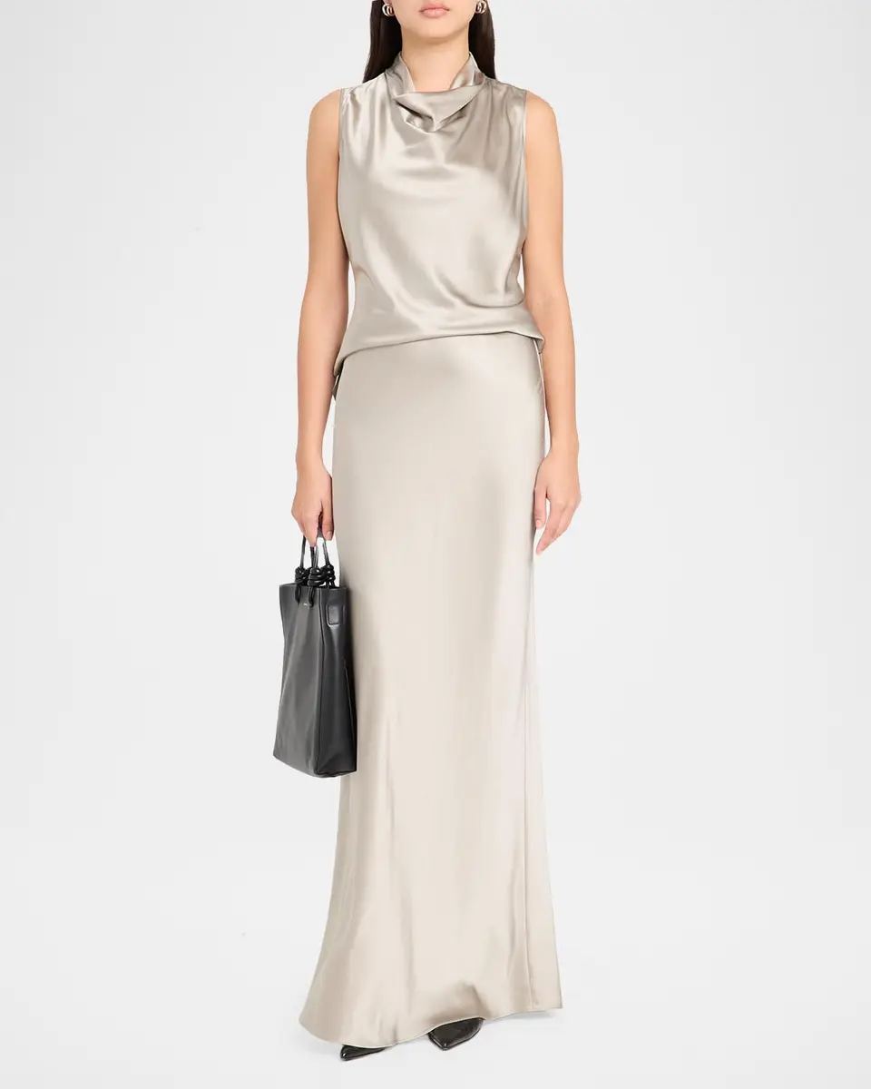 Veronica Beard Medina Maxi Slip Skirt | Thumbnail 2 Veronica Beard Medina Maxi Slip Skirt | Thumbnail 2