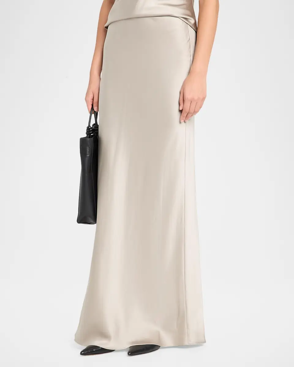 Veronica Beard Medina Maxi Slip Skirt | Thumbnail 4 Veronica Beard Medina Maxi Slip Skirt | Thumbnail 4