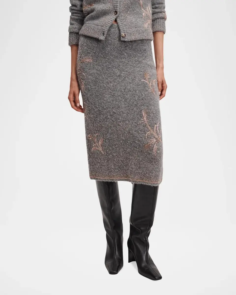 rag & bone Iris Beaded Midi Skirt | Thumbnail 3 rag & bone Iris Beaded Midi Skirt | Thumbnail 3