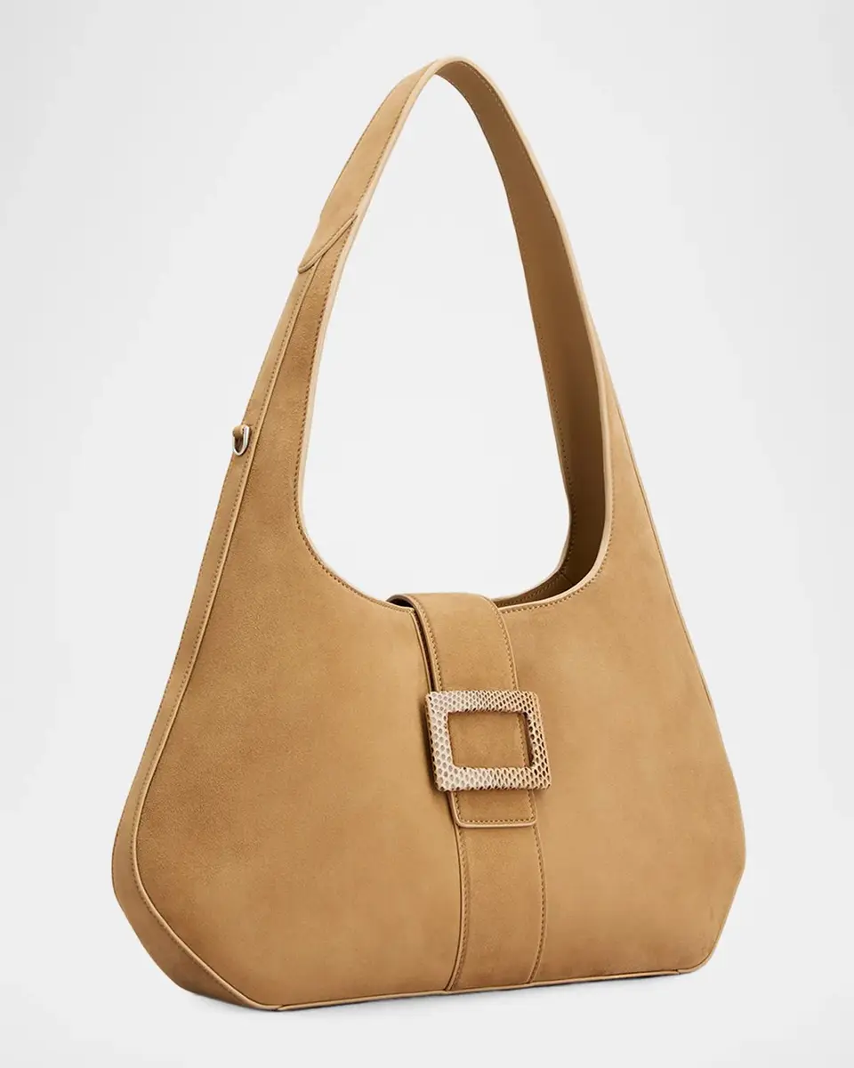 Roger Vivier Belle Vivier Medium Python-Buckle Hobo Bag | Thumbnail 2 Roger Vivier Belle Vivier Medium Python-Buckle Hobo Bag | Thumbnail 2