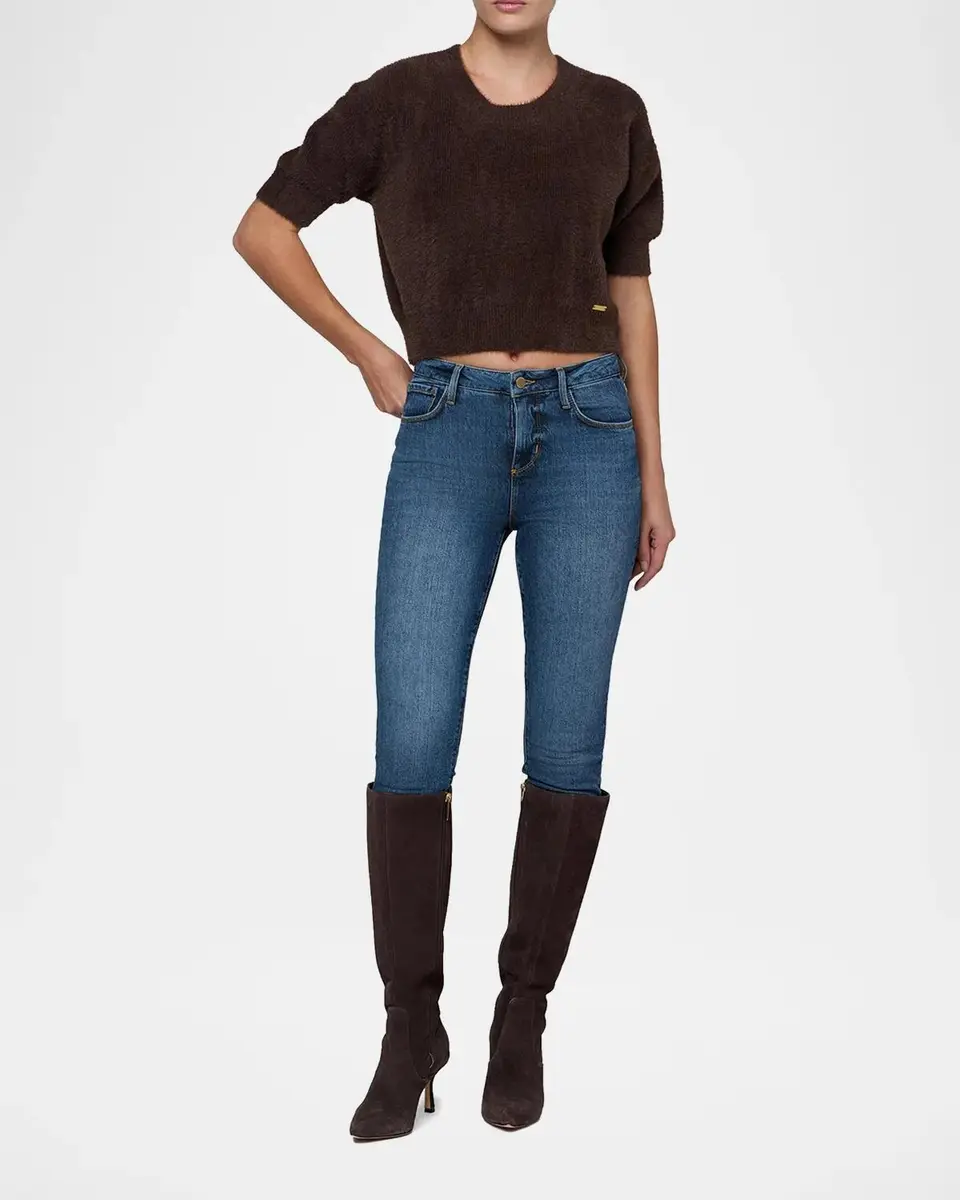 L'Agence Guinevere Cropped Pullover | Thumbnail 2 L'Agence Guinevere Cropped Pullover | Thumbnail 2