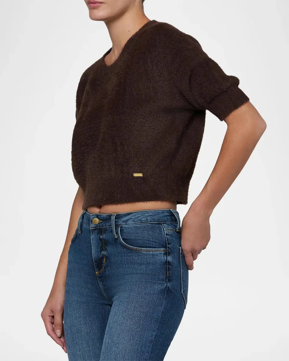 L'Agence Guinevere Cropped Pullover | Thumbnail 3 L'Agence Guinevere Cropped Pullover | Thumbnail 3