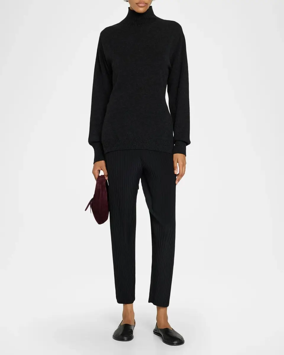 Issey Miyake Back-Tie Cutout Silk-Cashmere Knit Top | Thumbnail 2 Issey Miyake Back-Tie Cutout Silk-Cashmere Knit Top | Thumbnail 2