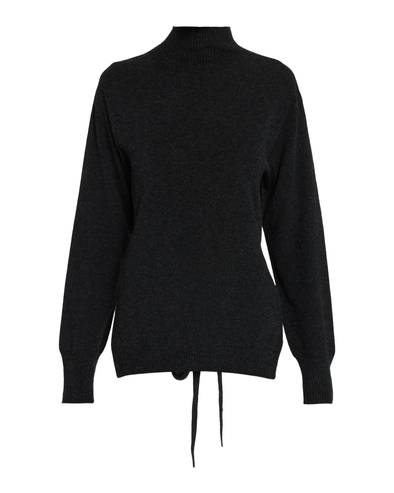 Issey Miyake Back-Tie Cutout Silk-Cashmere Knit Top