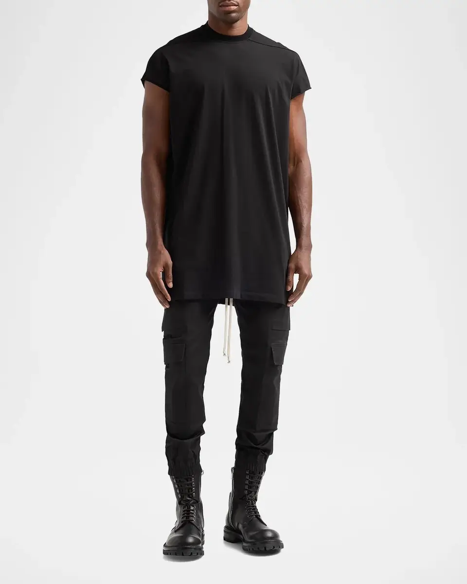 Rick Owens Jumbo Cotton Crewneck T-Shirt | Thumbnail 2 Rick Owens Jumbo Cotton Crewneck T-Shirt | Thumbnail 2