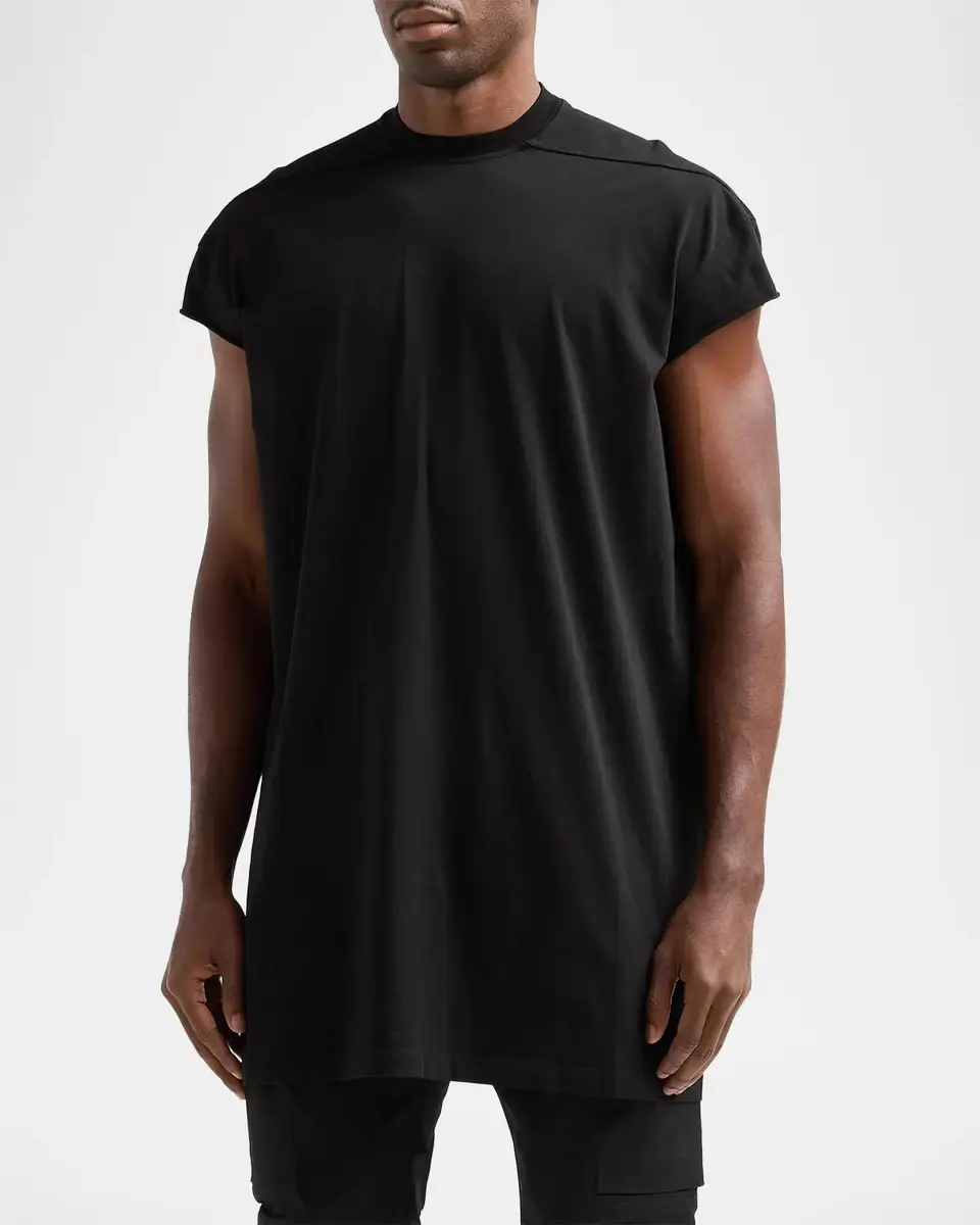 Rick Owens Jumbo Cotton Crewneck T-Shirt | Thumbnail 4 Rick Owens Jumbo Cotton Crewneck T-Shirt | Thumbnail 4