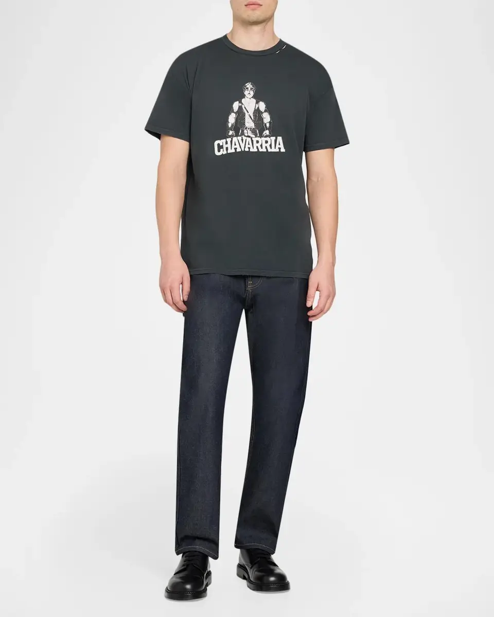 Willy Chavarria Men's Chente Relaxed Straight-Fit Jeans | Thumbnail 2 Willy Chavarria Men's Chente Relaxed Straight-Fit Jeans | Thumbnail 2