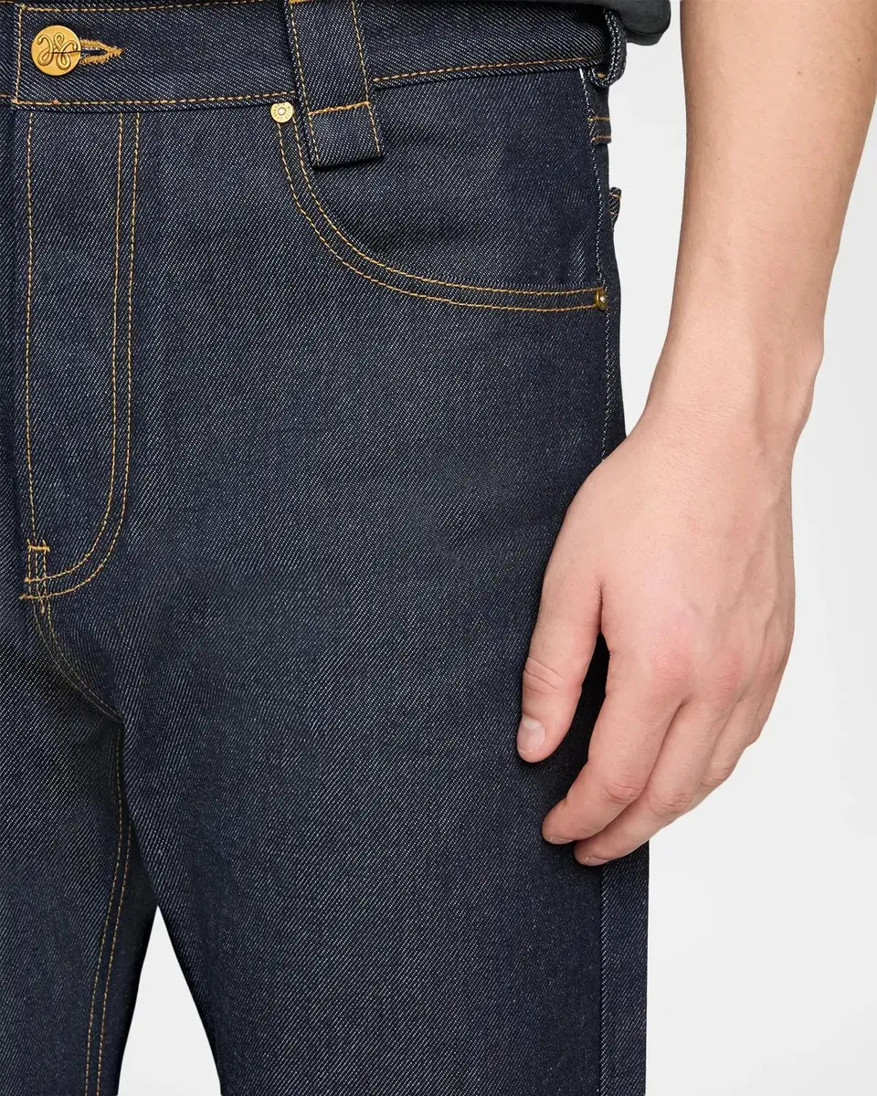 Willy Chavarria Men's Chente Relaxed Straight-Fit Jeans | Thumbnail 5 Willy Chavarria Men's Chente Relaxed Straight-Fit Jeans | Thumbnail 5