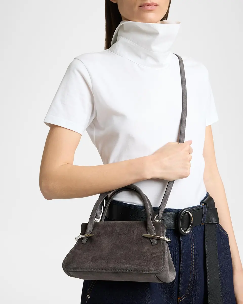 Givenchy Pinch Mini Suede Crossbody Bag | Thumbnail 2 Givenchy Pinch Mini Suede Crossbody Bag | Thumbnail 2