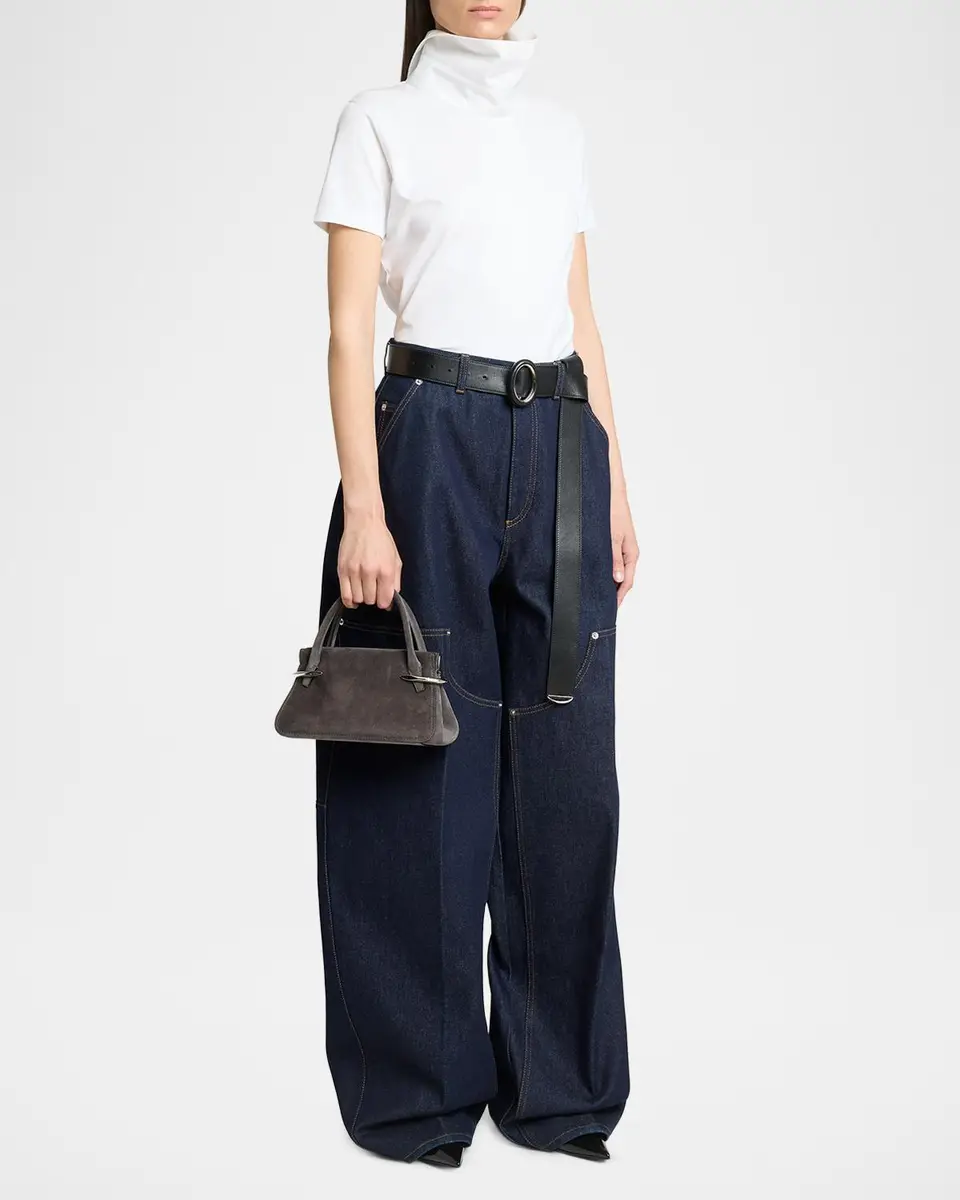 Givenchy Pinch Mini Suede Crossbody Bag | Thumbnail 5 Givenchy Pinch Mini Suede Crossbody Bag | Thumbnail 5