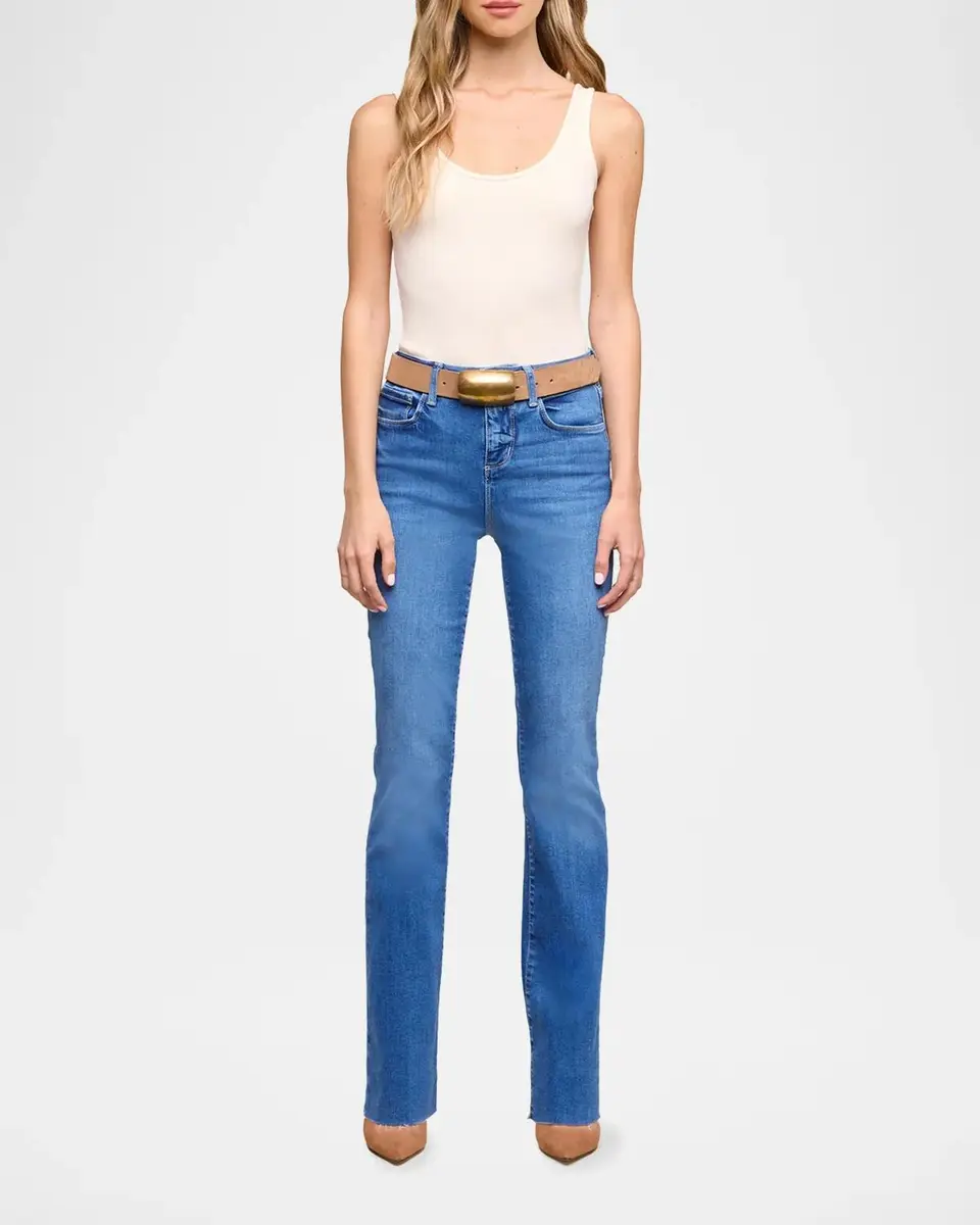 L'Agence Ruth High-Rise Straight-Fit Jeans | Thumbnail 2 L'Agence Ruth High-Rise Straight-Fit Jeans | Thumbnail 2