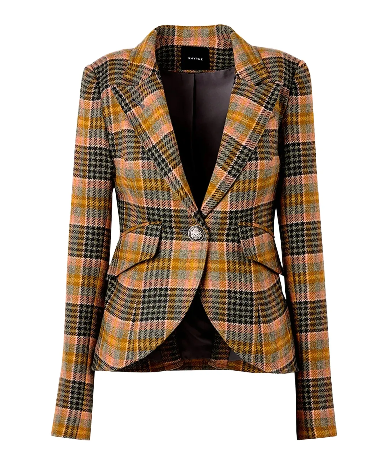 SMYTHE Glen-Check Wool Blazer