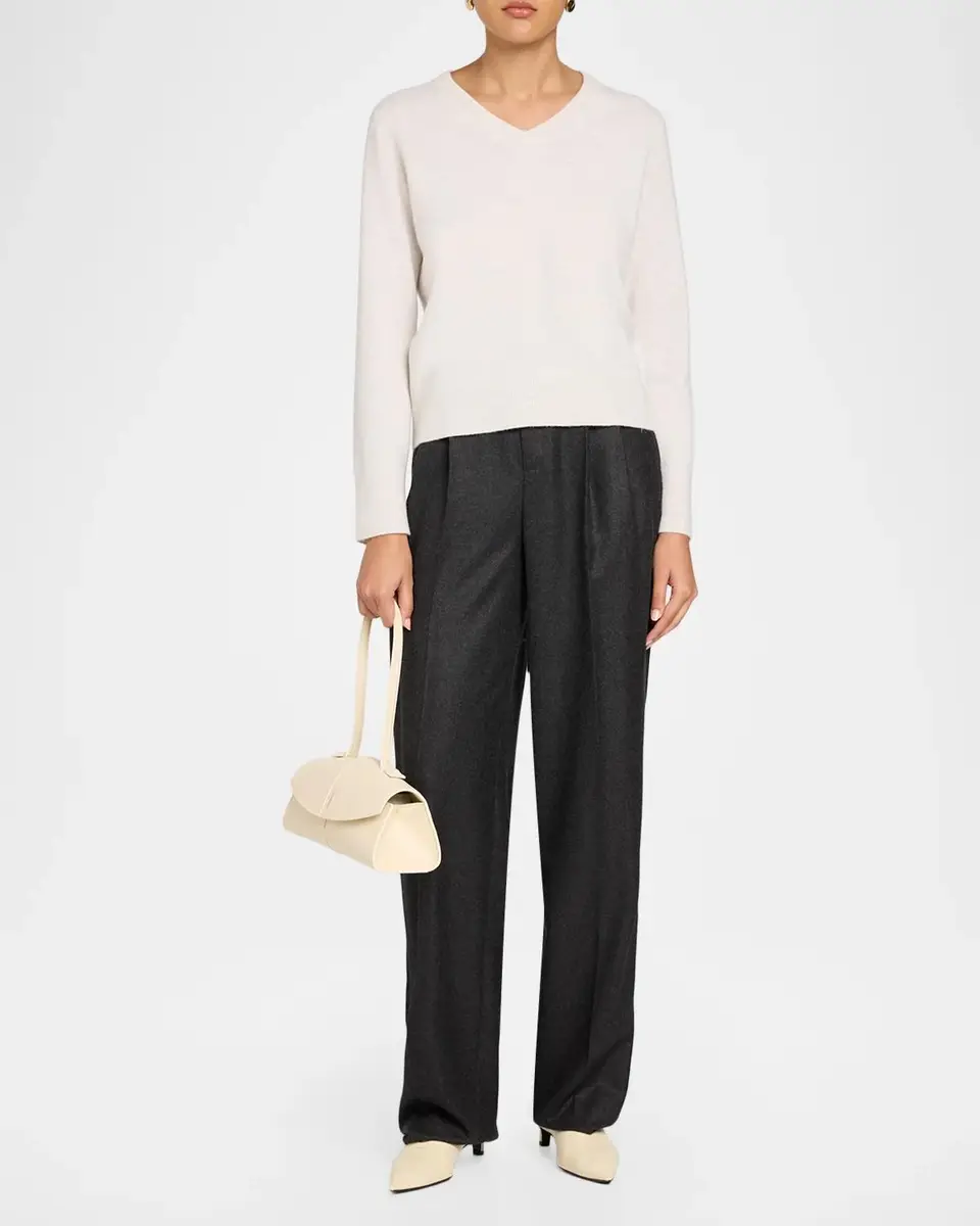 Vince V-Neck Cashmere Sweater | Thumbnail 2 Vince V-Neck Cashmere Sweater | Thumbnail 2