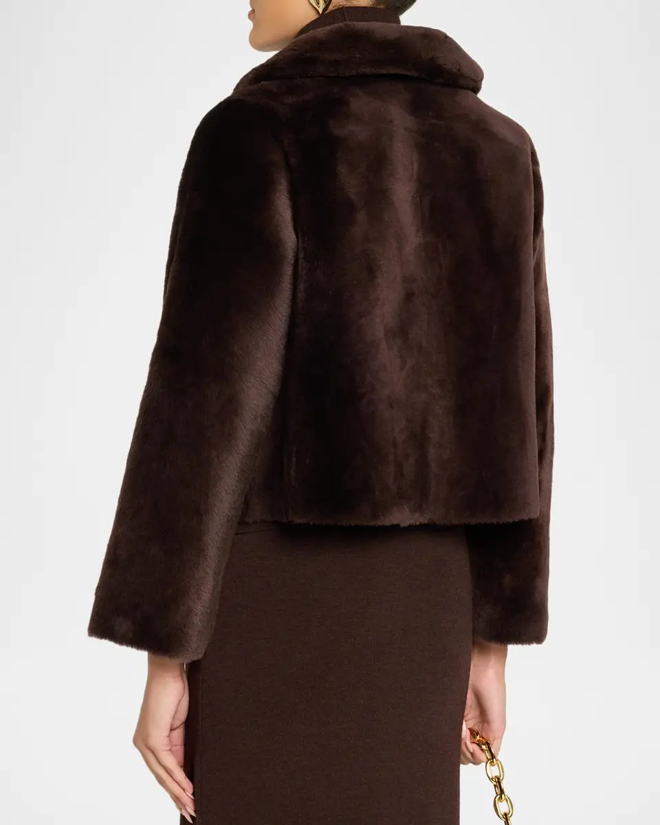 Fleurette Odette Reversible Cropped Shearling Jacket | Thumbnail 3 Fleurette Odette Reversible Cropped Shearling Jacket | Thumbnail 3