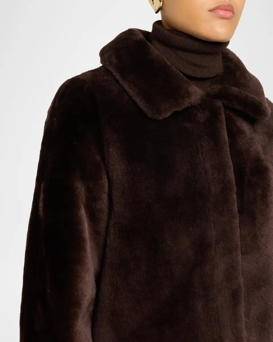 Fleurette Odette Reversible Cropped Shearling Jacket | Thumbnail 5 Fleurette Odette Reversible Cropped Shearling Jacket | Thumbnail 5