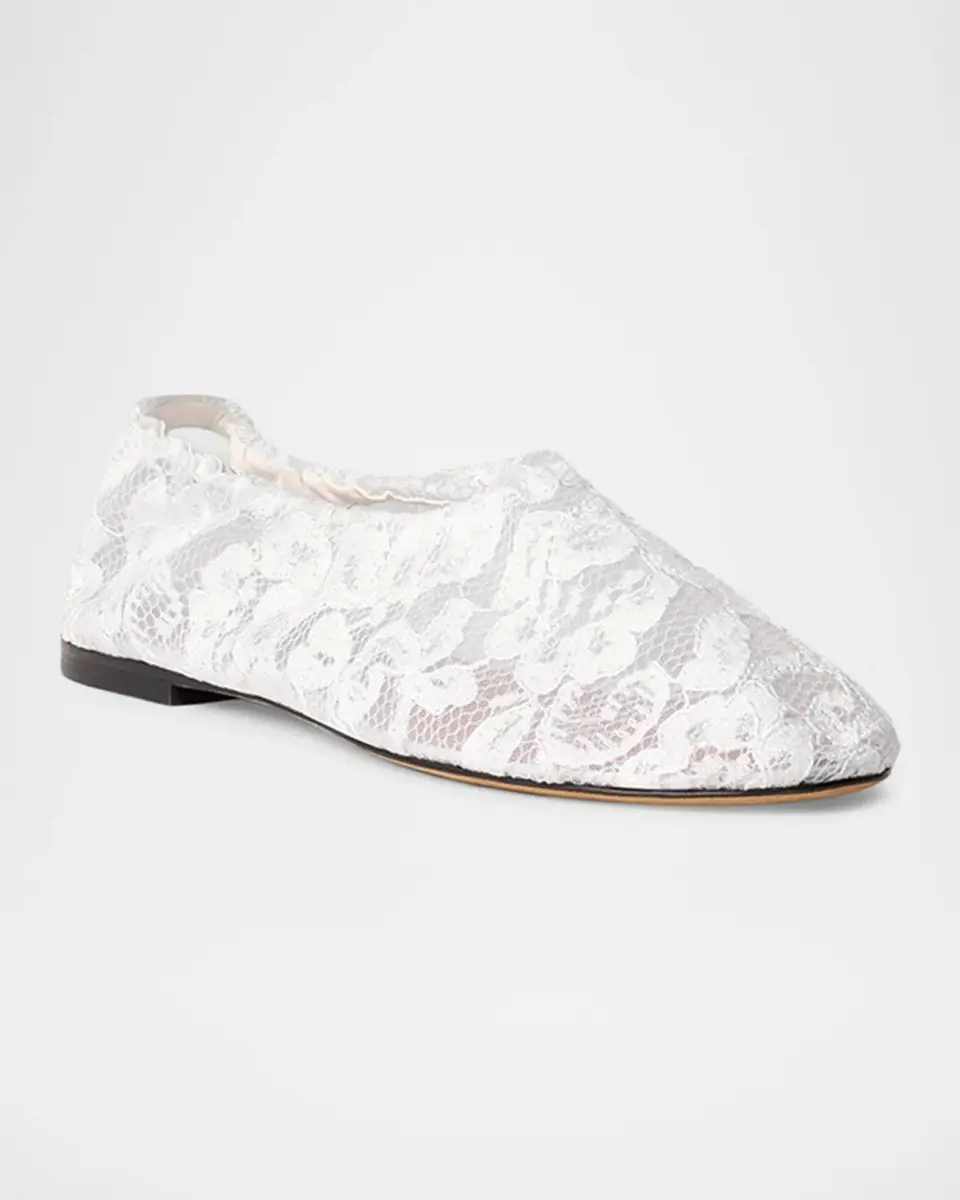 Odissì Aicha Lace Ballerina Flats | Thumbnail 2 Odissì Aicha Lace Ballerina Flats | Thumbnail 2