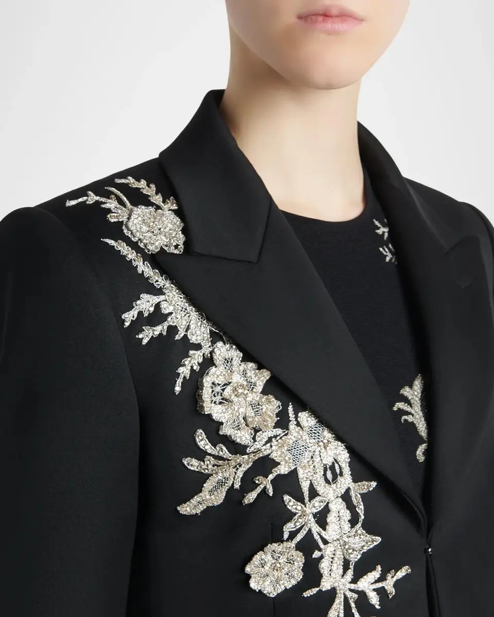 Alexander McQueen Embellished Single-Breasted Jacket | Thumbnail 5 Alexander McQueen Embellished Single-Breasted Jacket | Thumbnail 5