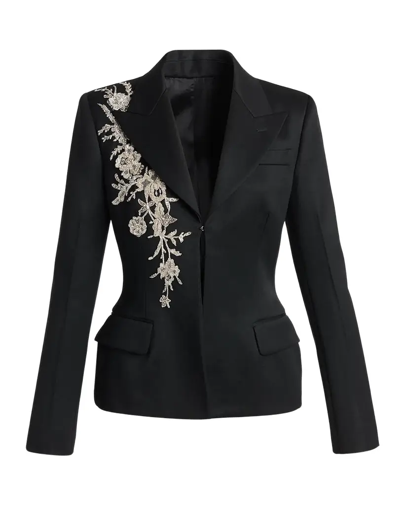 Embellished Single-Breasted Jacket Embellished Single-Breasted Jacket